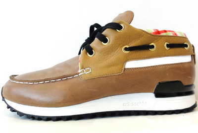 高端定位 adidas本色油皮格纹帆船鞋 经典与品质的完美融合